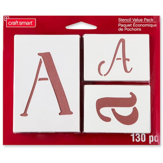Letter Stencils Value Pack By Craft Smart®